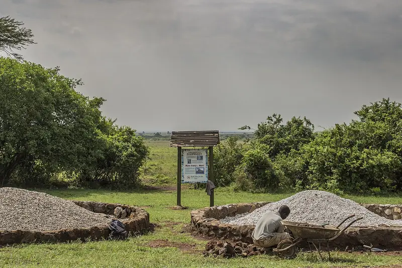 The Ivory Burning Site Monument inside Nairobi National Park