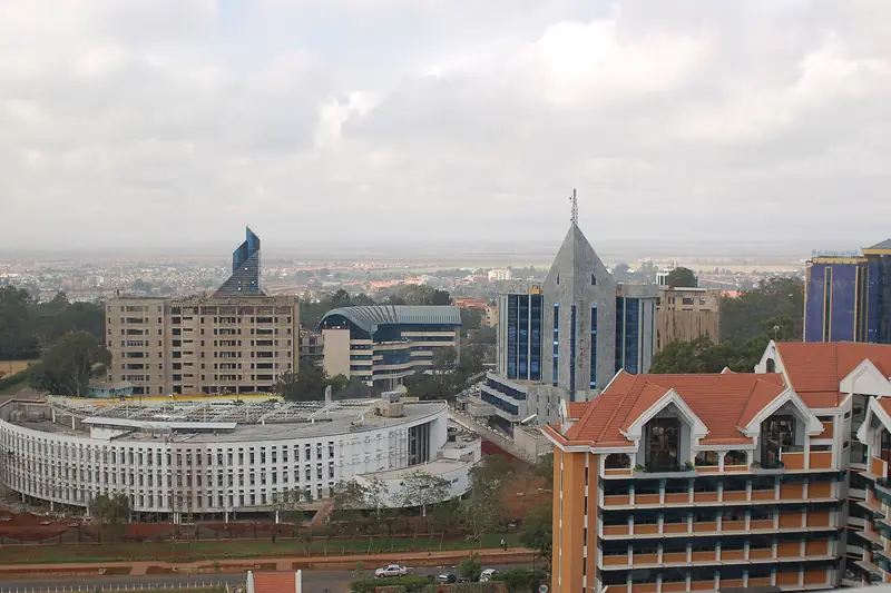 Upper Hill office towers in Nairobi