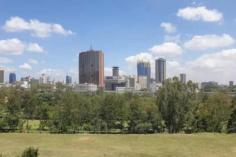 Nairobi CBD street scene
