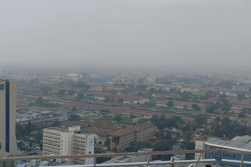 View over Nairobi from the KICC rooftop