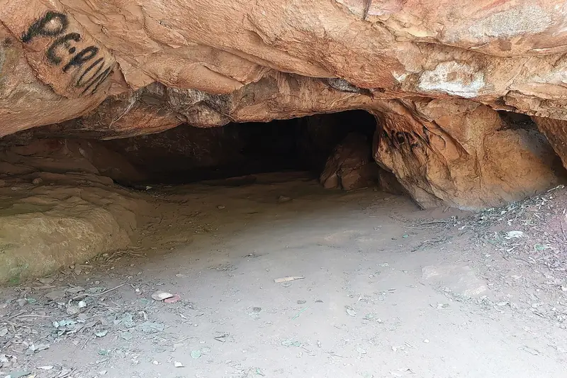 A cave in Oloolua Forest, Karen