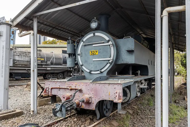 Old locomotives at the Nairobi Railway Museum