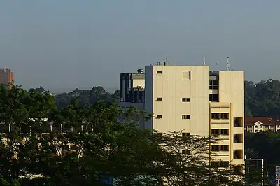 Westlands skyline at dusk, Nairobi. Photo: Mkimemia, Public domain